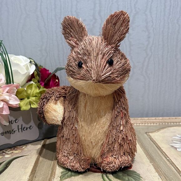 Other - Straw Fox Figurine Brown